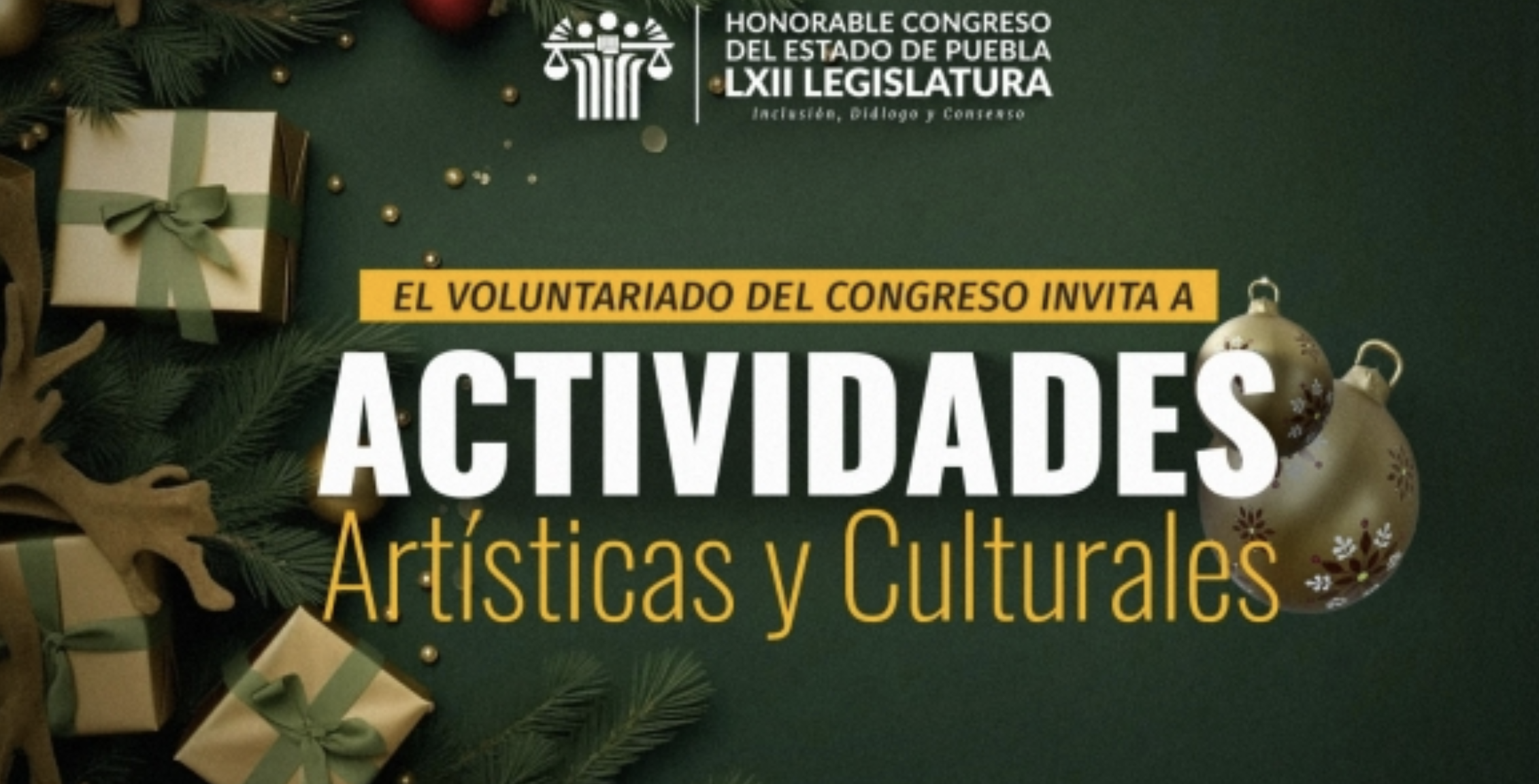 Invita Voluntariado del Congreso a actividades culturales